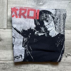 TKL Mens Kid Laroi Singer-Songwriter Australian Rapper T-Shirt Black Large